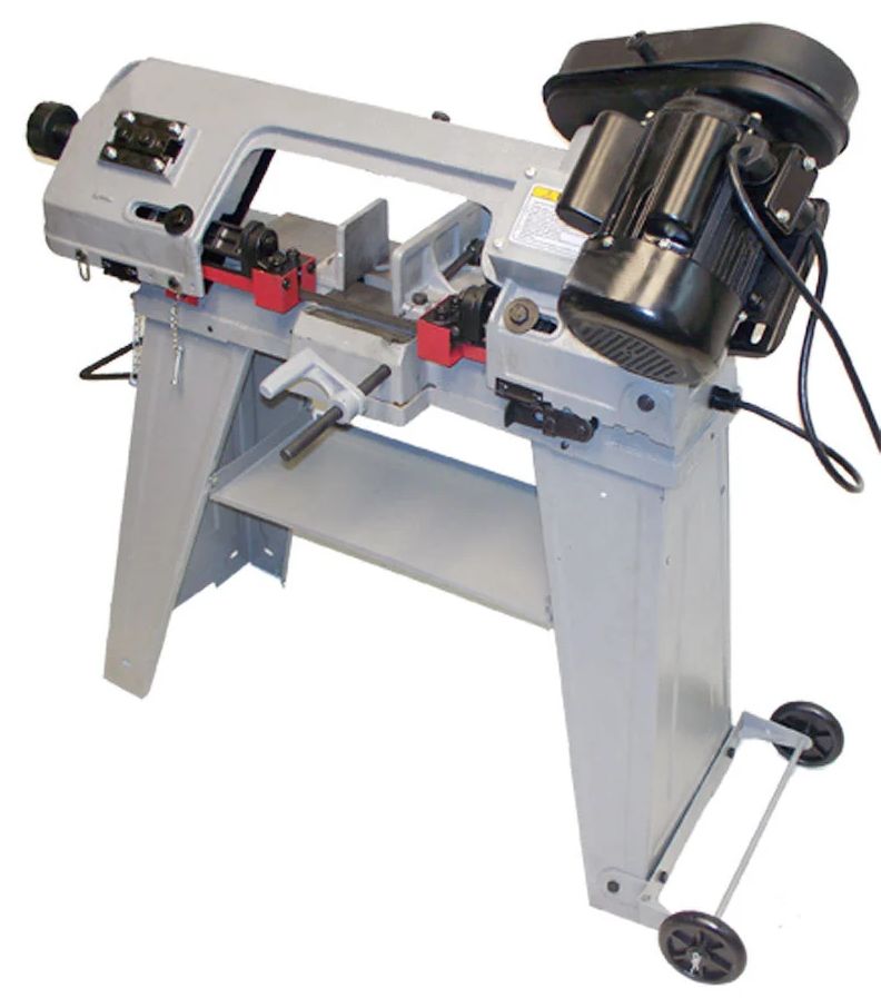 Horizontal and vertical metal-cutting band saw
